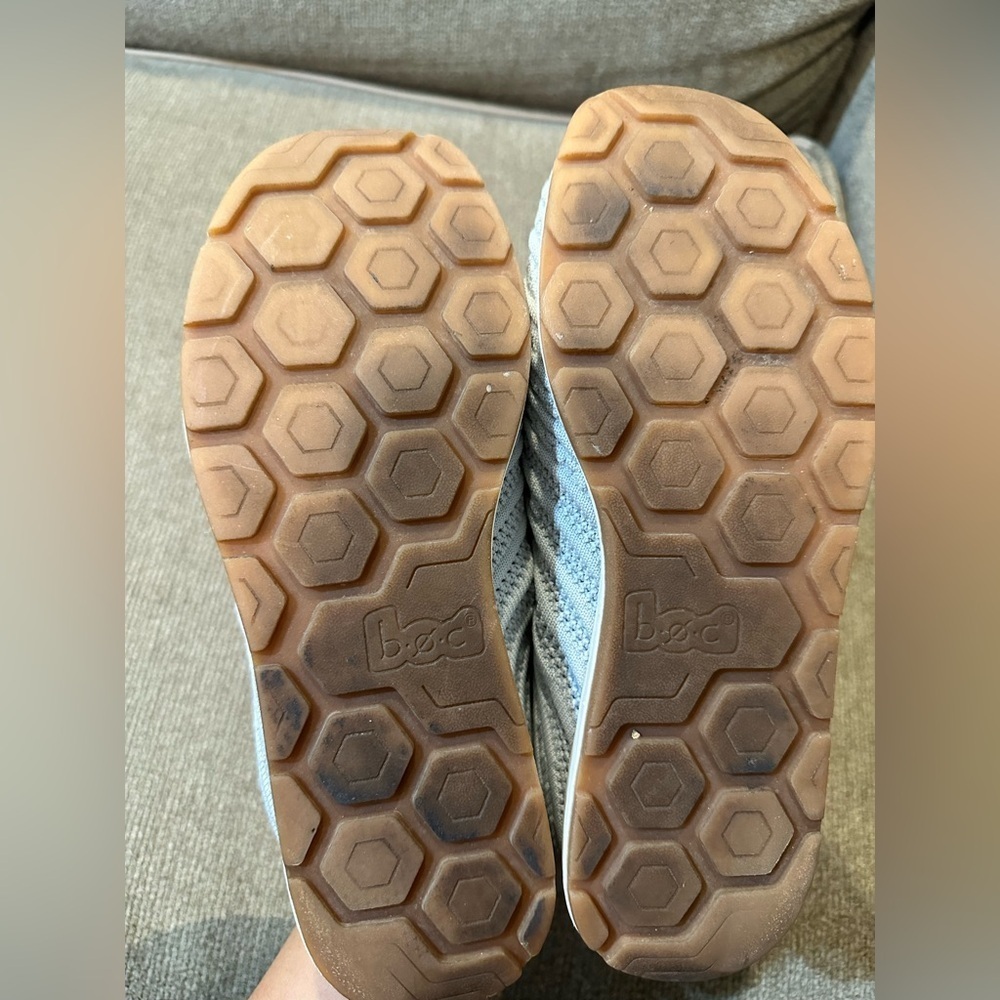b.o.c. Kassidy Gray Knit Sneakers with Cushioned Sole - Picture 7 of 9